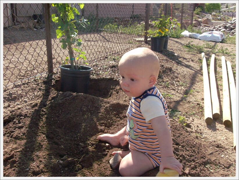 First time playing in dirt